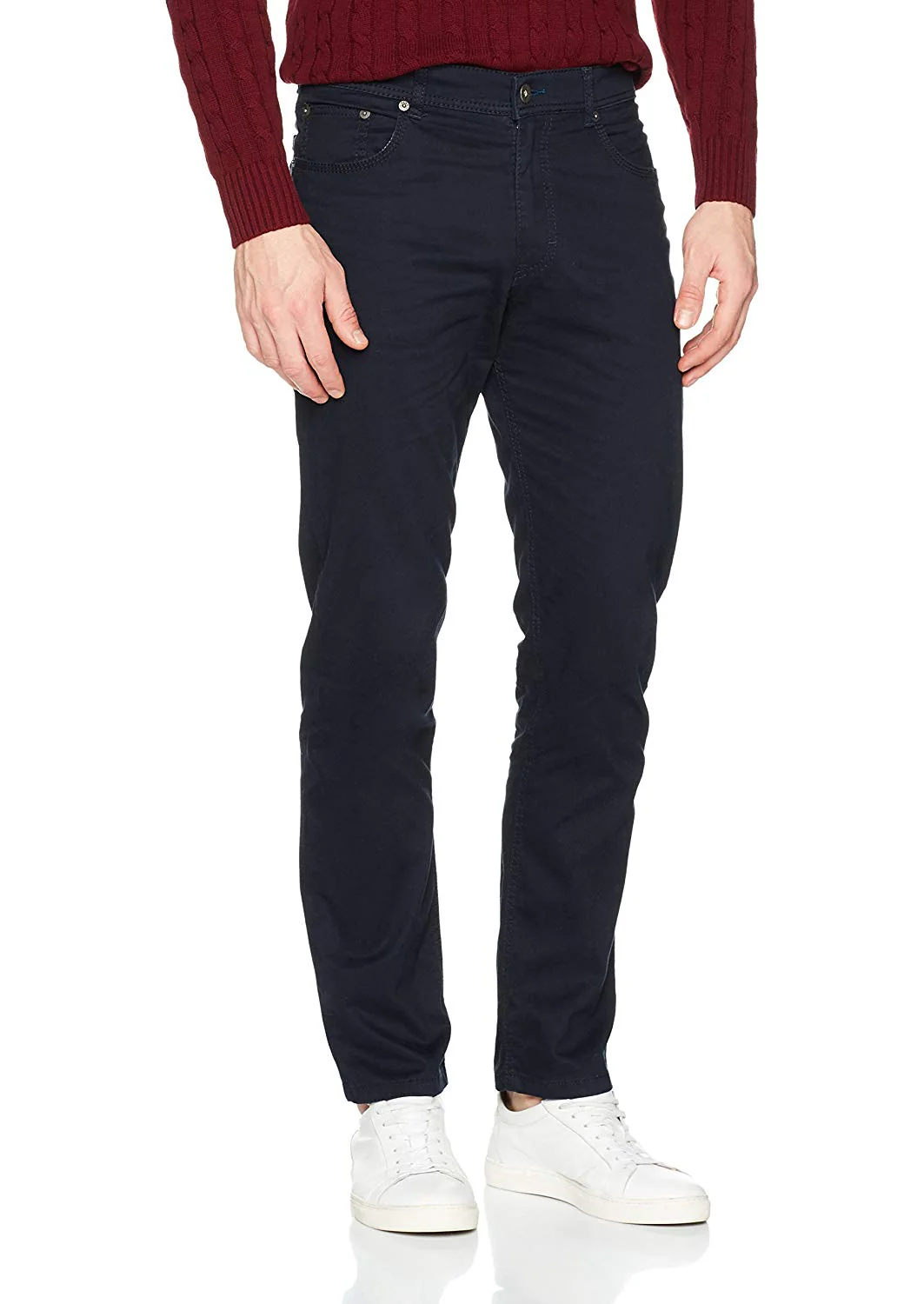 Perma Blue Cooper Fancy Marathon Stretch Cotton Trousers - Brax - Image 2