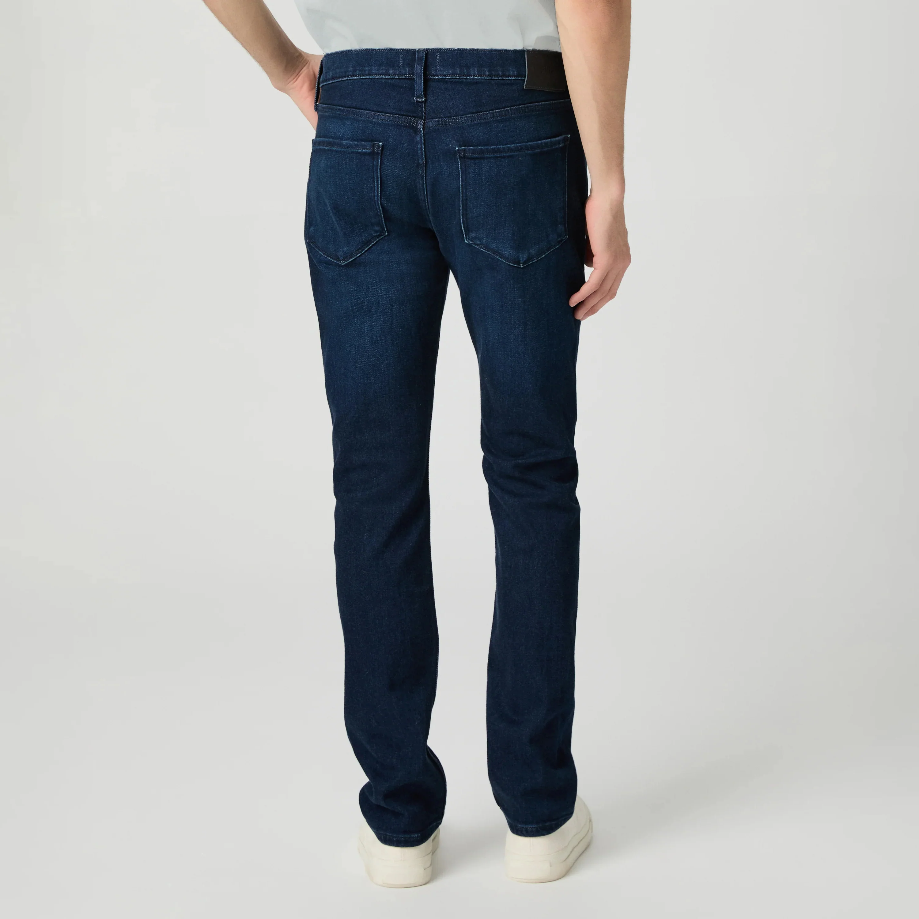 Lennox - Pembry - Blue Dark Wash Slim Fit Vintage Transcend Jeans - PAIGE - Image 4