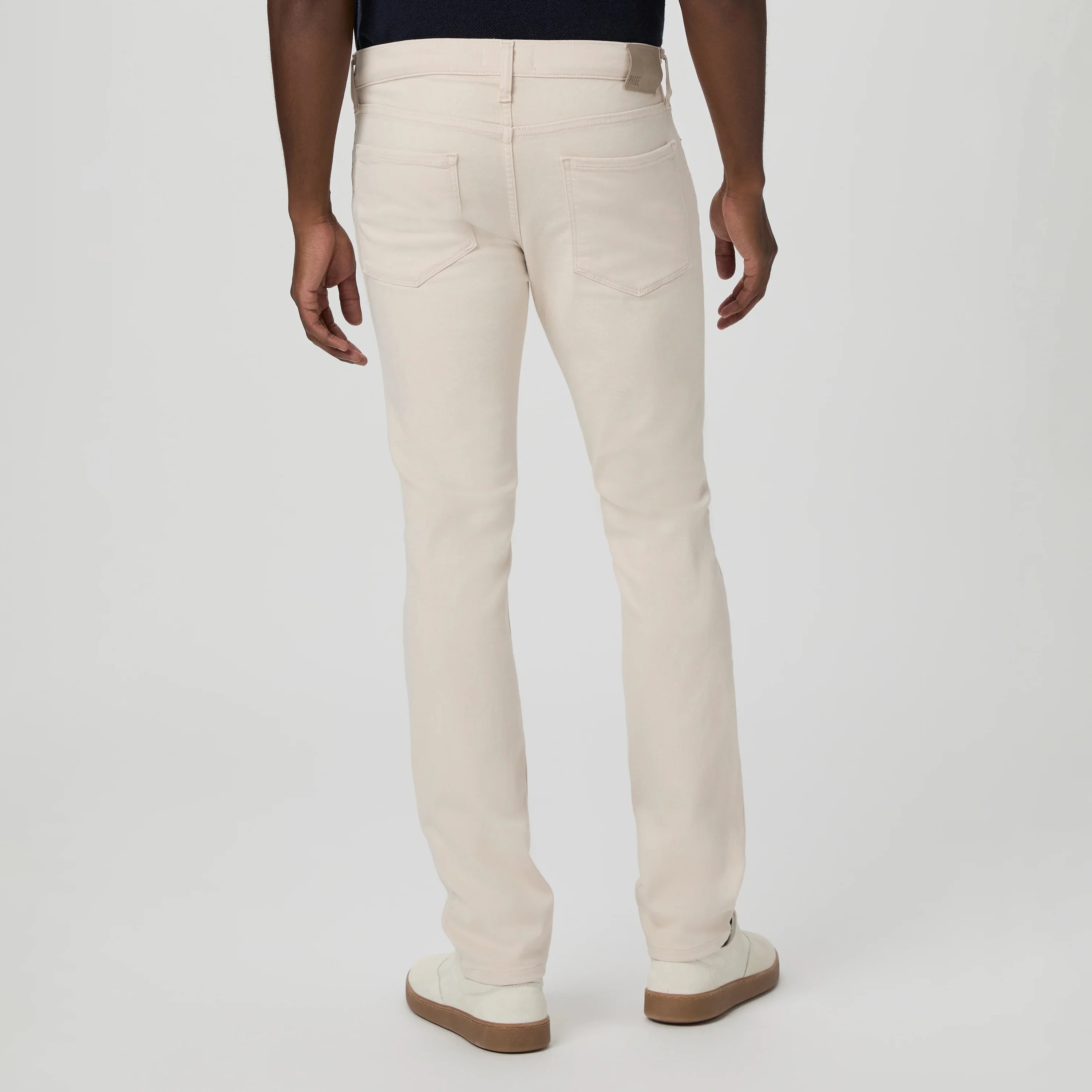 Sea Shell Slim Fit Lennox Transcend Jeans - PAIGE - Image 4