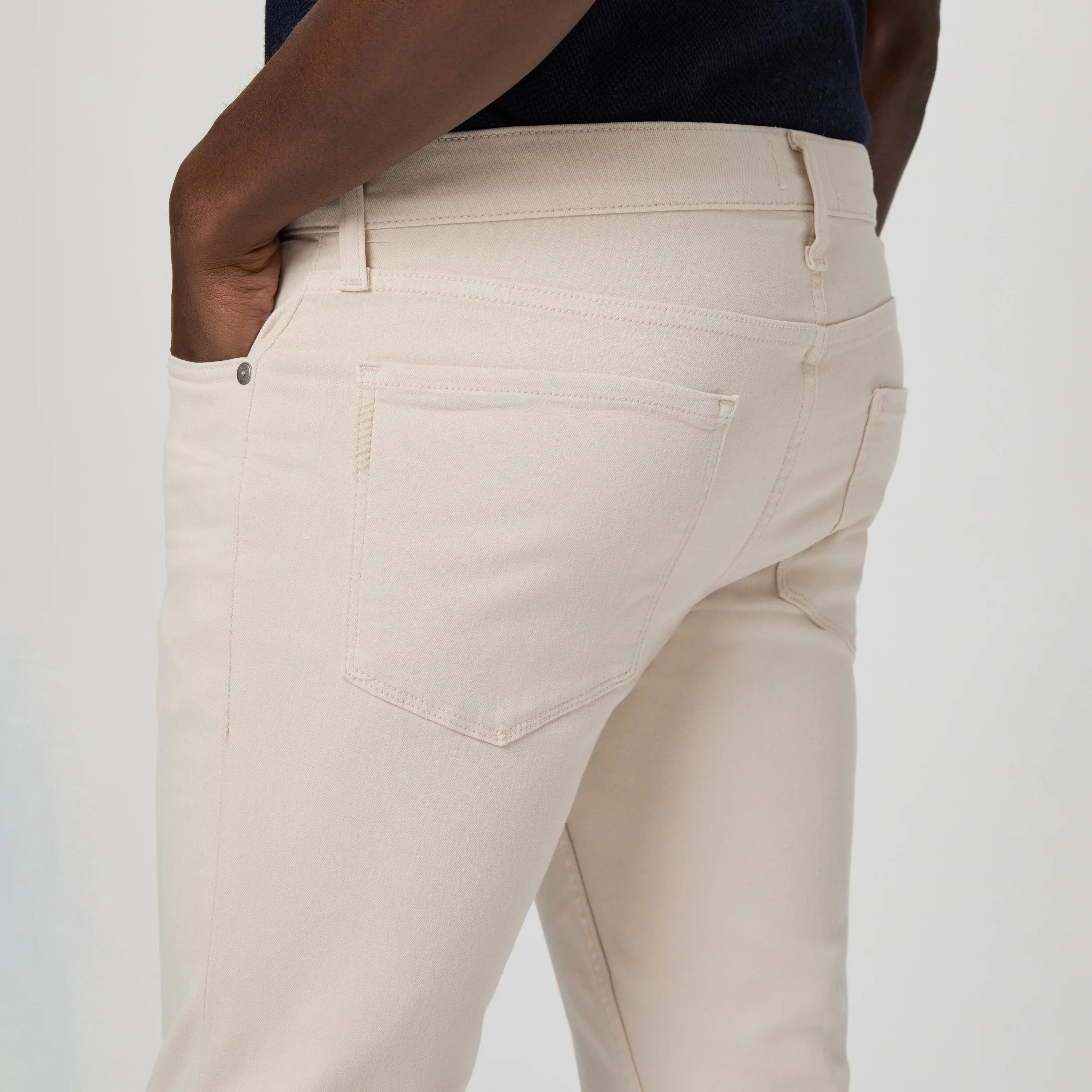 Sea Shell Slim Fit Lennox Transcend Jeans - PAIGE - Image 5