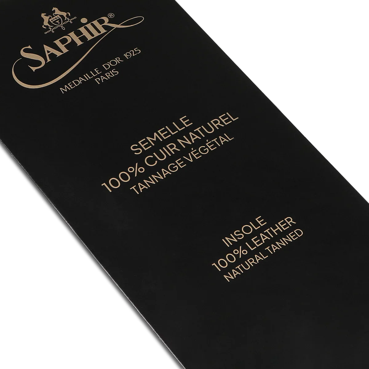 Medaille d'Or 1925 Natural Tanned Leather Insoles - Saphir - Image 3