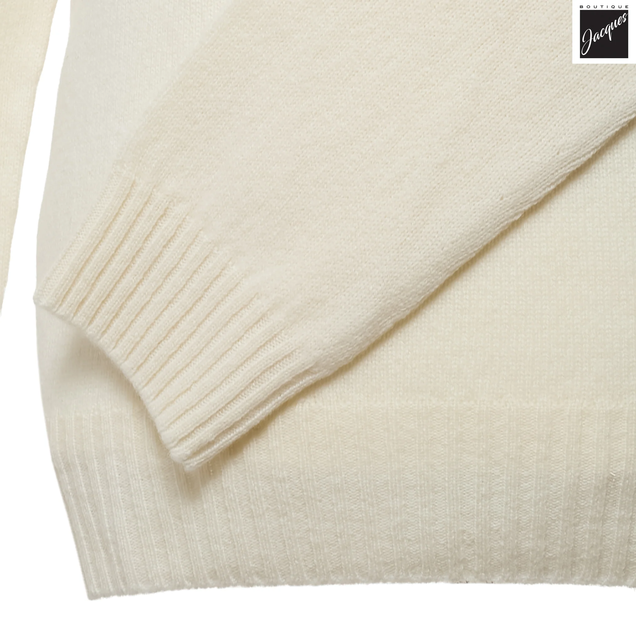 Milk Extra-Fine Air Wool Crewneck Sweater - Fradi - Image 3