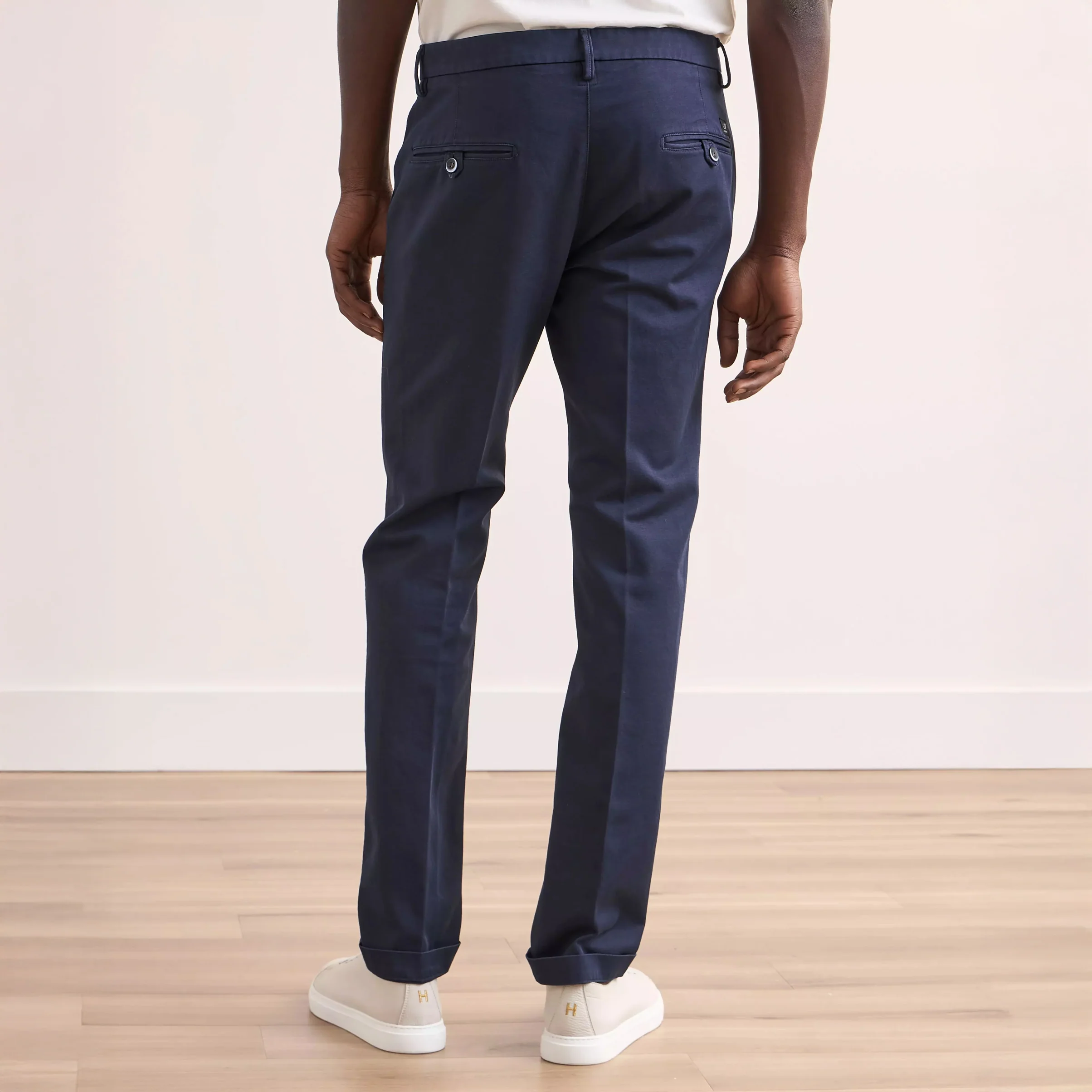 Navy Blue Chino Gaberdine Stretch - Mason's - Image 5