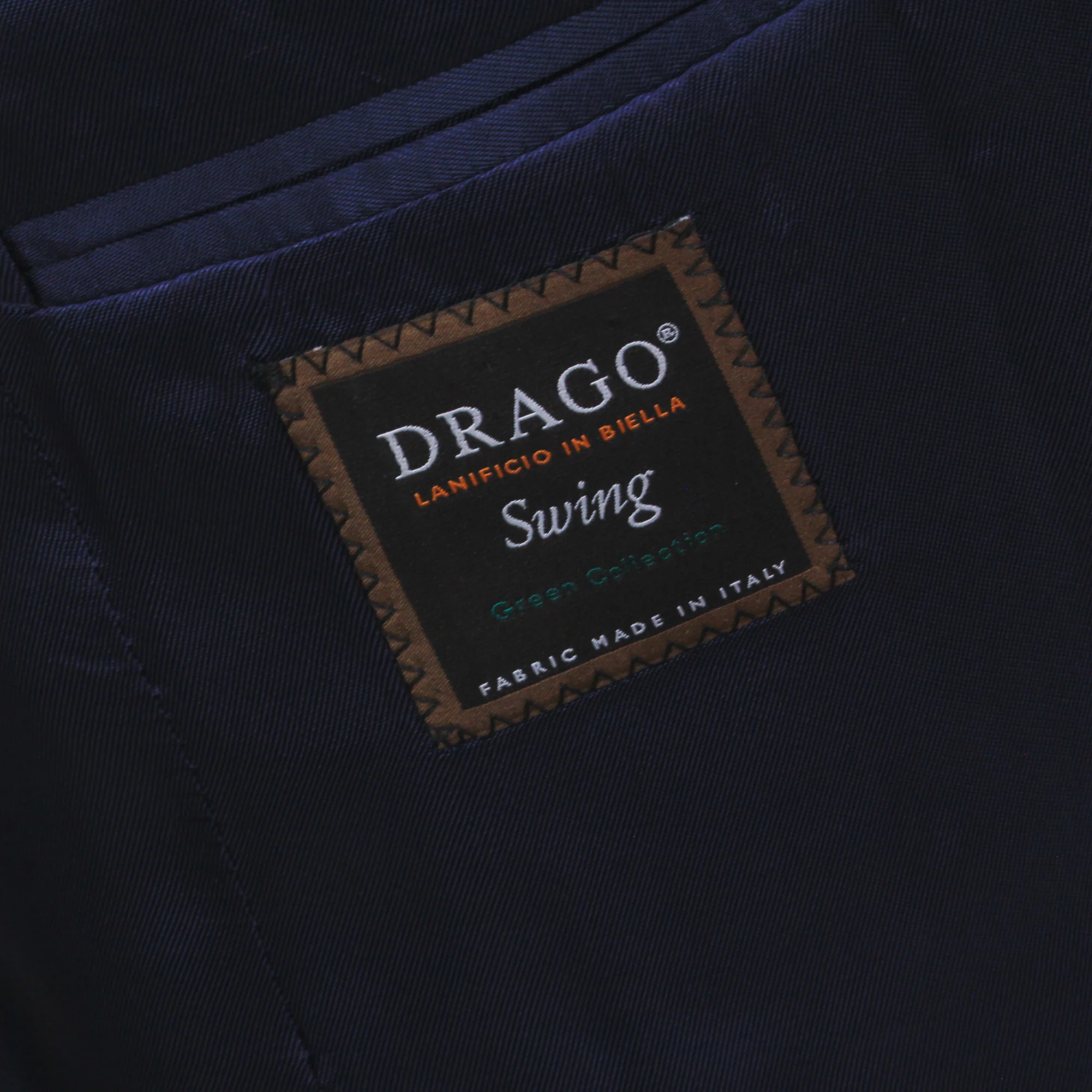 Navy Tonal Glen Check Drago Wool Fraser Slim Fit Suit - Image 7