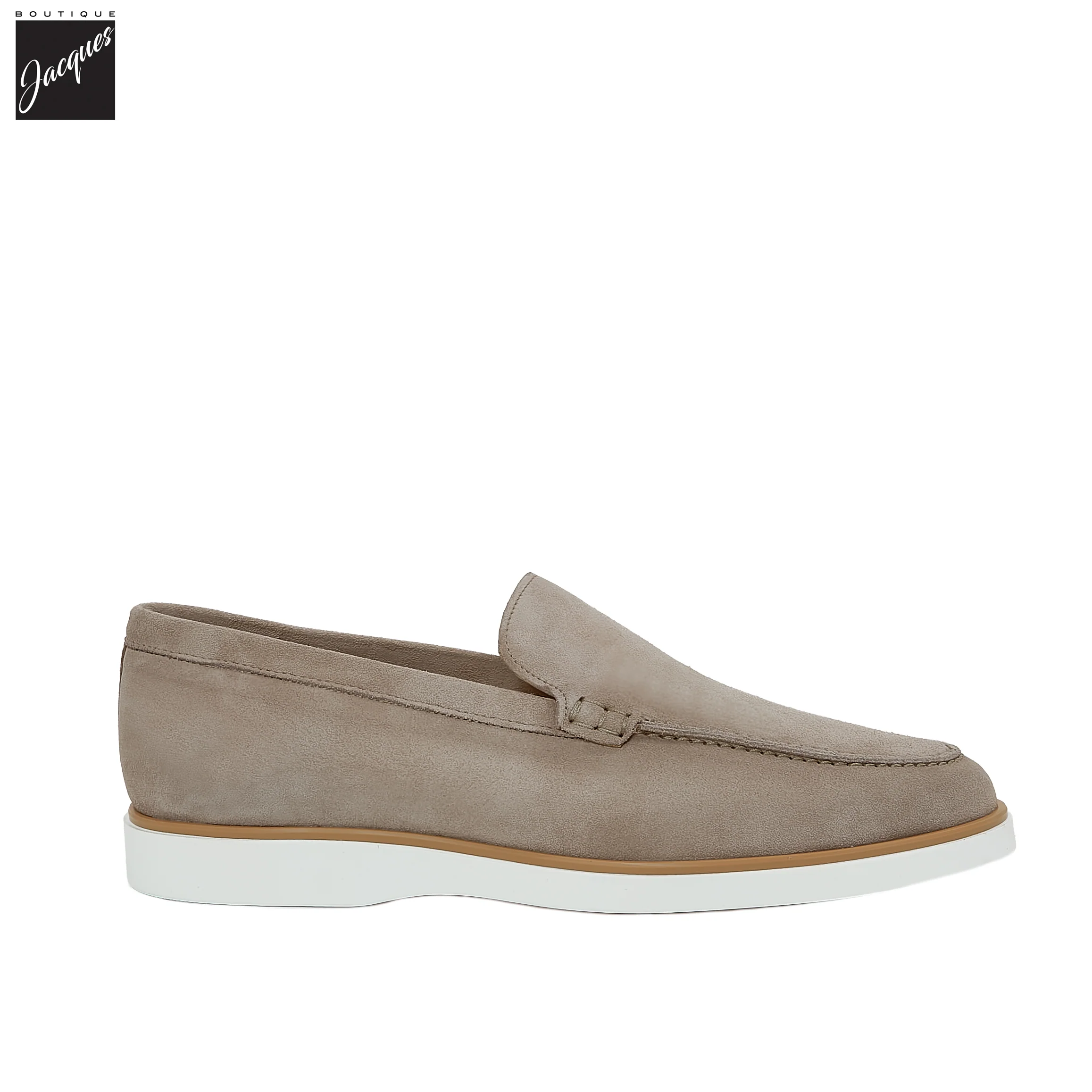 Taupe Lourenco Suede Loafer - Magnanni - Image 2